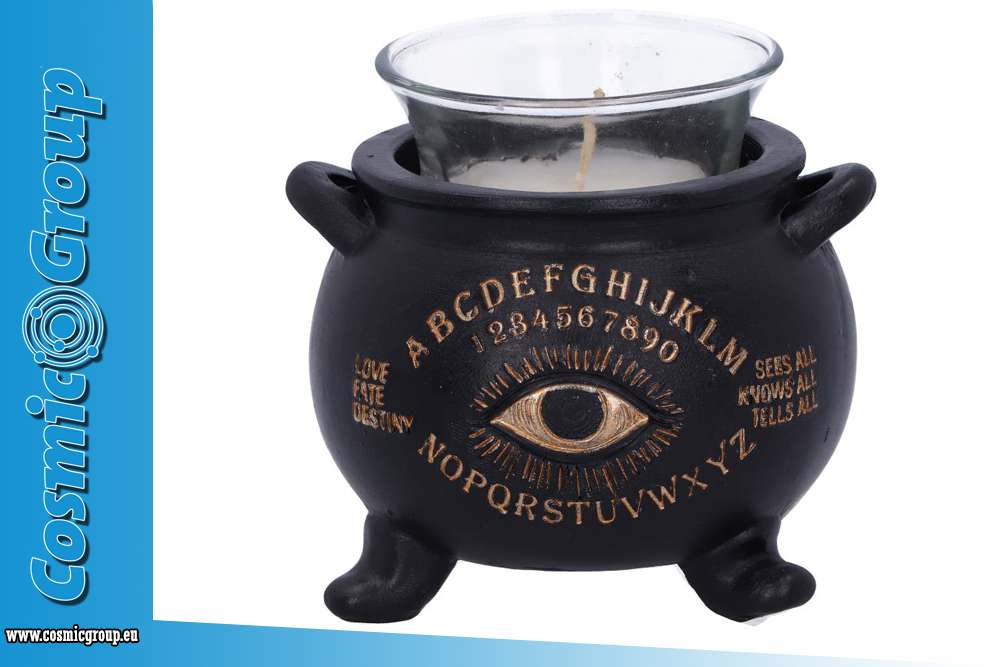 All Seeing Eye Cauldron Tealight Candle Holder 9 cm nemesis now