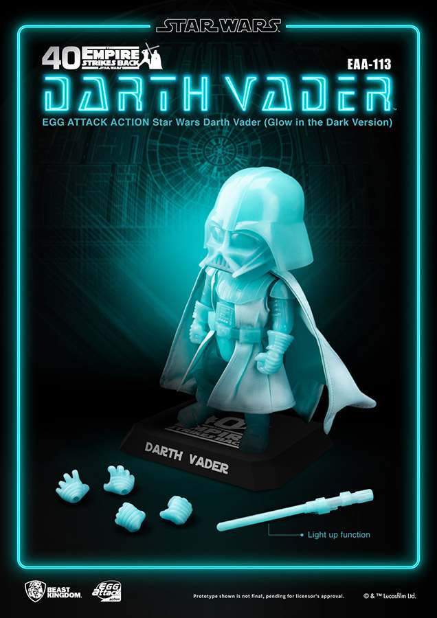 Darth Vader Glow in the Dark Figur från Star Wars beast kingdom