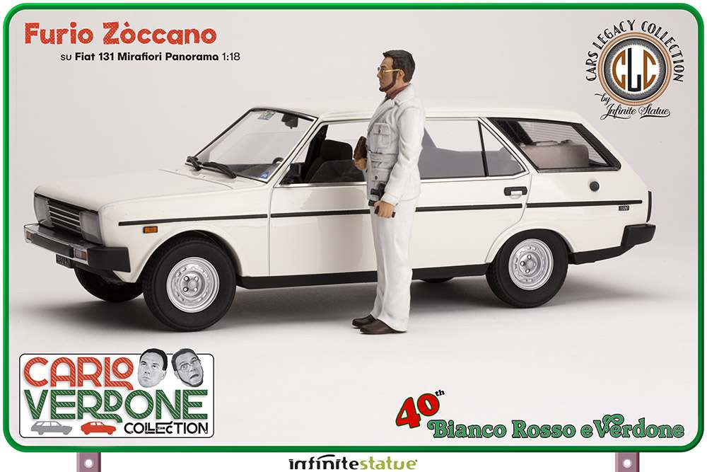 Furio Zòccano 1:18 Resin Bilmodell - Fiat 131 Panorama infinite statue