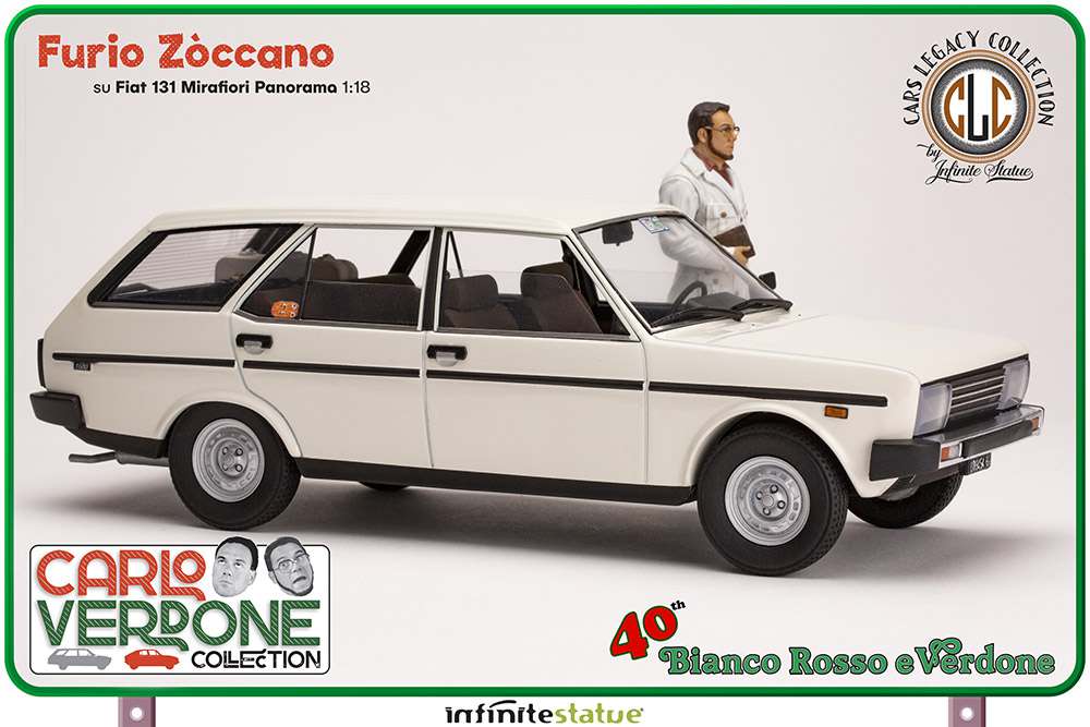 Furio Zòccano 1:18 Resin Bilmodell - Fiat 131 Panorama infinite statue