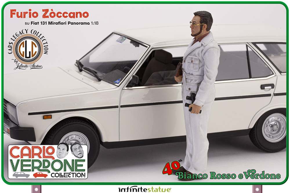 Furio Zòccano 1:18 Resin Bilmodell - Fiat 131 Panorama infinite statue