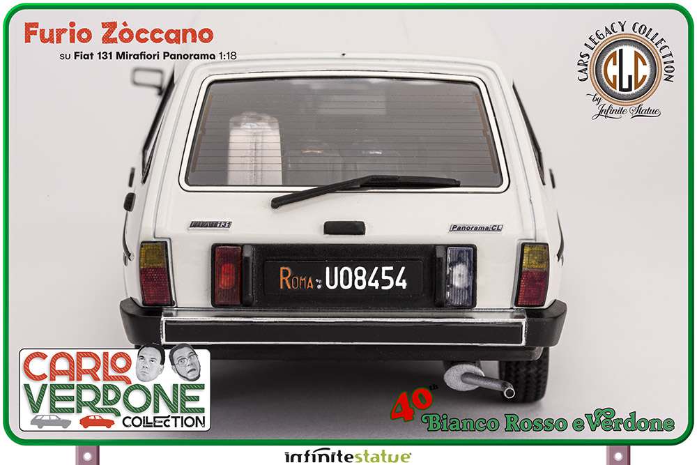 Furio Zòccano 1:18 Resin Bilmodell - Fiat 131 Panorama infinite statue