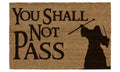 LOTR YOU SHALL NOT PASS DOORMAT