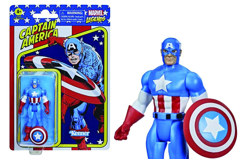 Marvel Legends Retro Captain America Actionfigur hasbro
