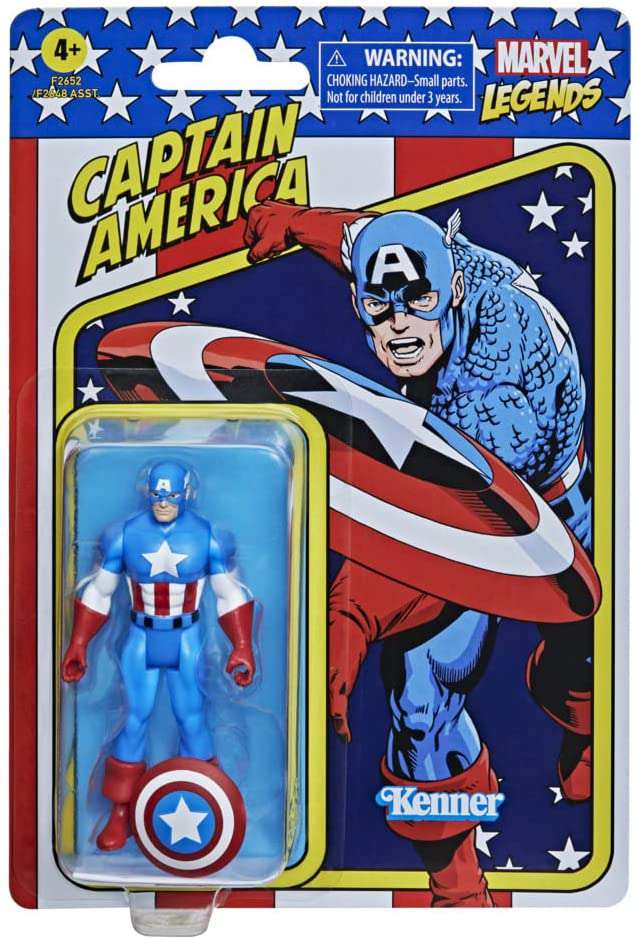 Marvel Legends Retro Captain America Actionfigur hasbro