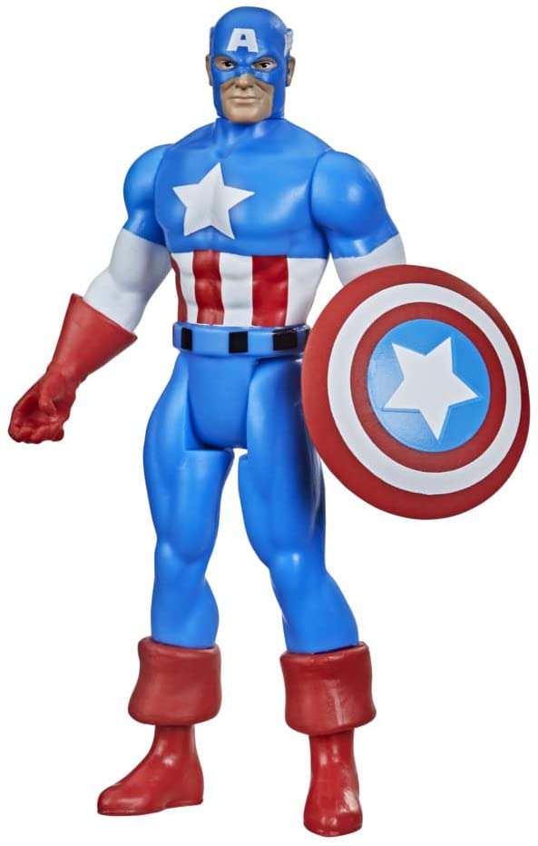 Marvel Legends Retro Captain America Actionfigur hasbro