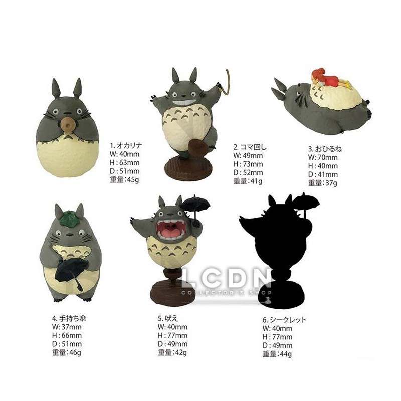 Totoro Figurer Assortiment 02 (6) studio ghibli