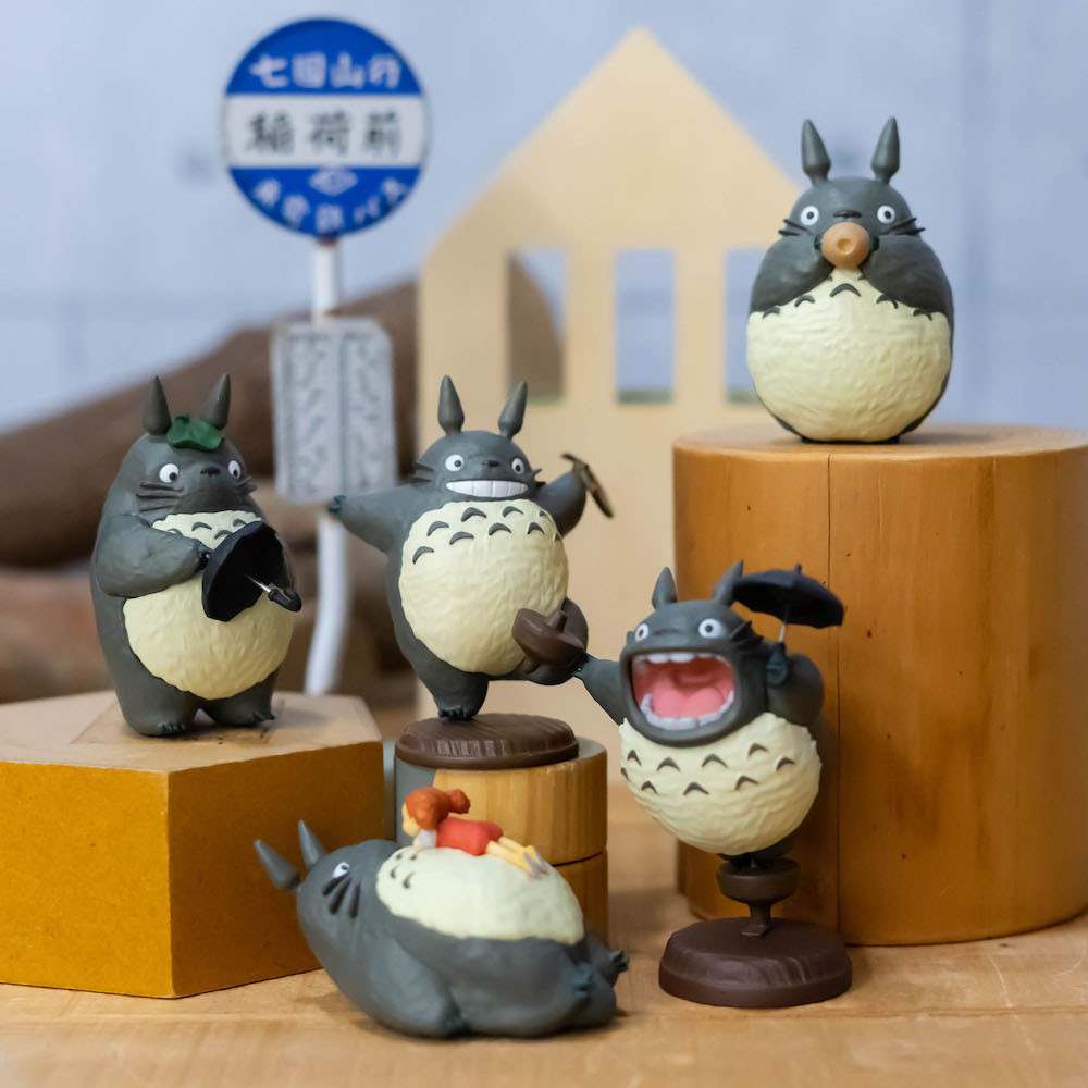 Totoro Figurer Assortiment 02 (6) studio ghibli