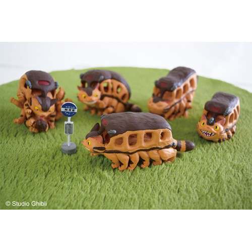 Totoro Catbus Figurer (6-pack) studio ghibli