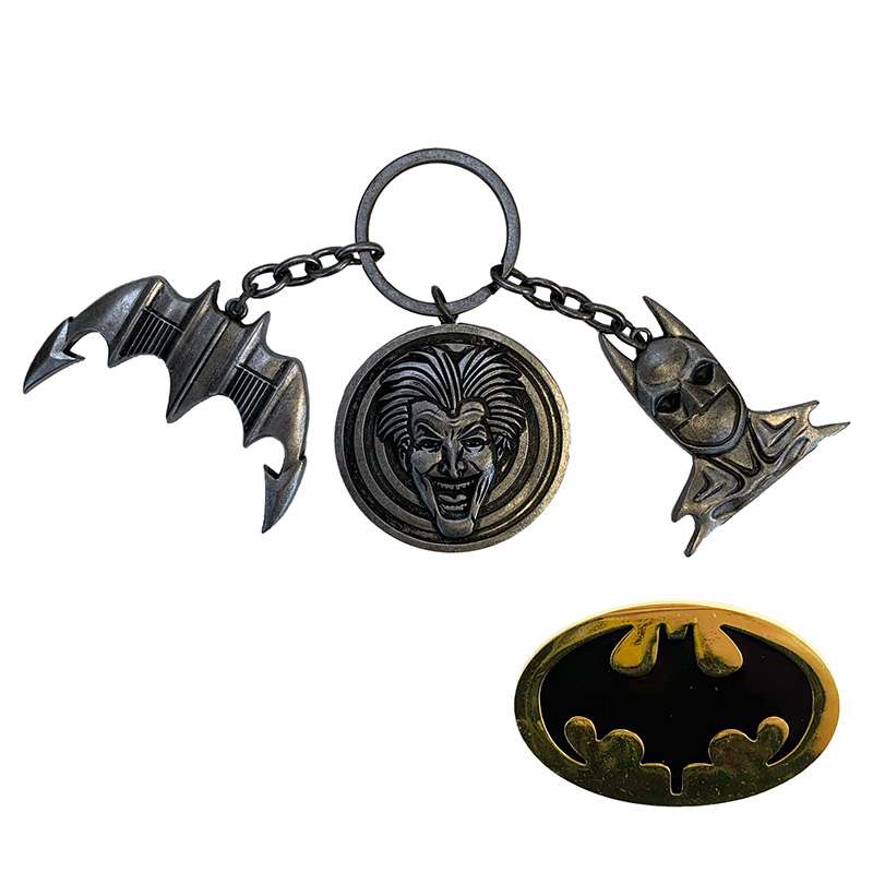 Batman 1989 Nyckelring och Pin Set factory ent