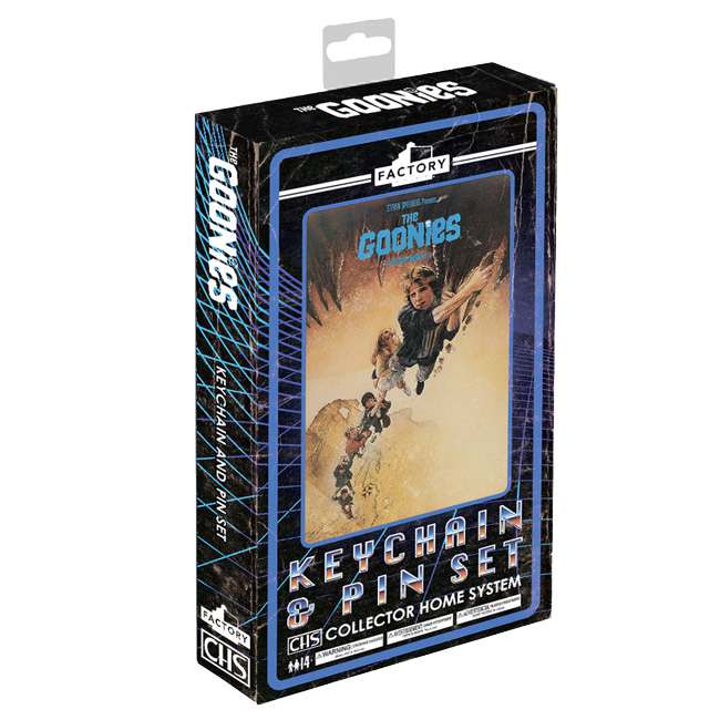 The Goonies CHS Nyckelring och Pin Set factory ent