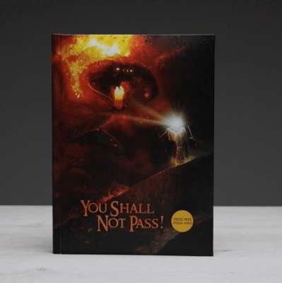 Lotr You Shall Not Pass Anteckningsbok med Ljus - Robotto