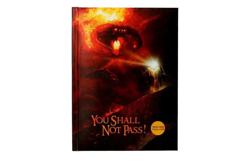 Lotr You Shall Not Pass Anteckningsbok med Ljus - Robotto
