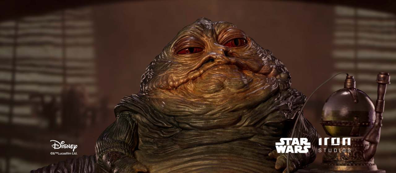 Jabba the Hutt Deluxe 1/10 Staty - Star Wars iron studios