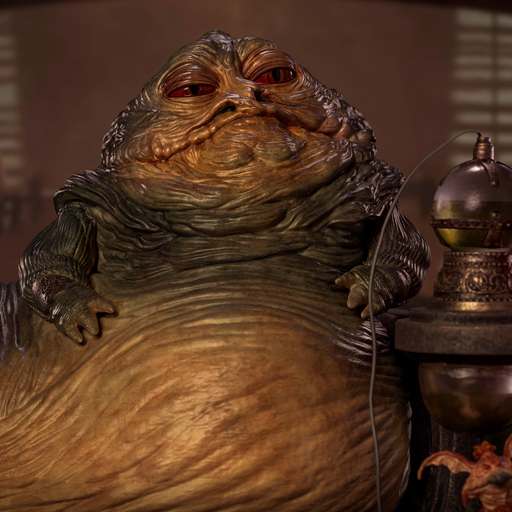 Jabba the Hutt Deluxe 1/10 Staty - Star Wars iron studios