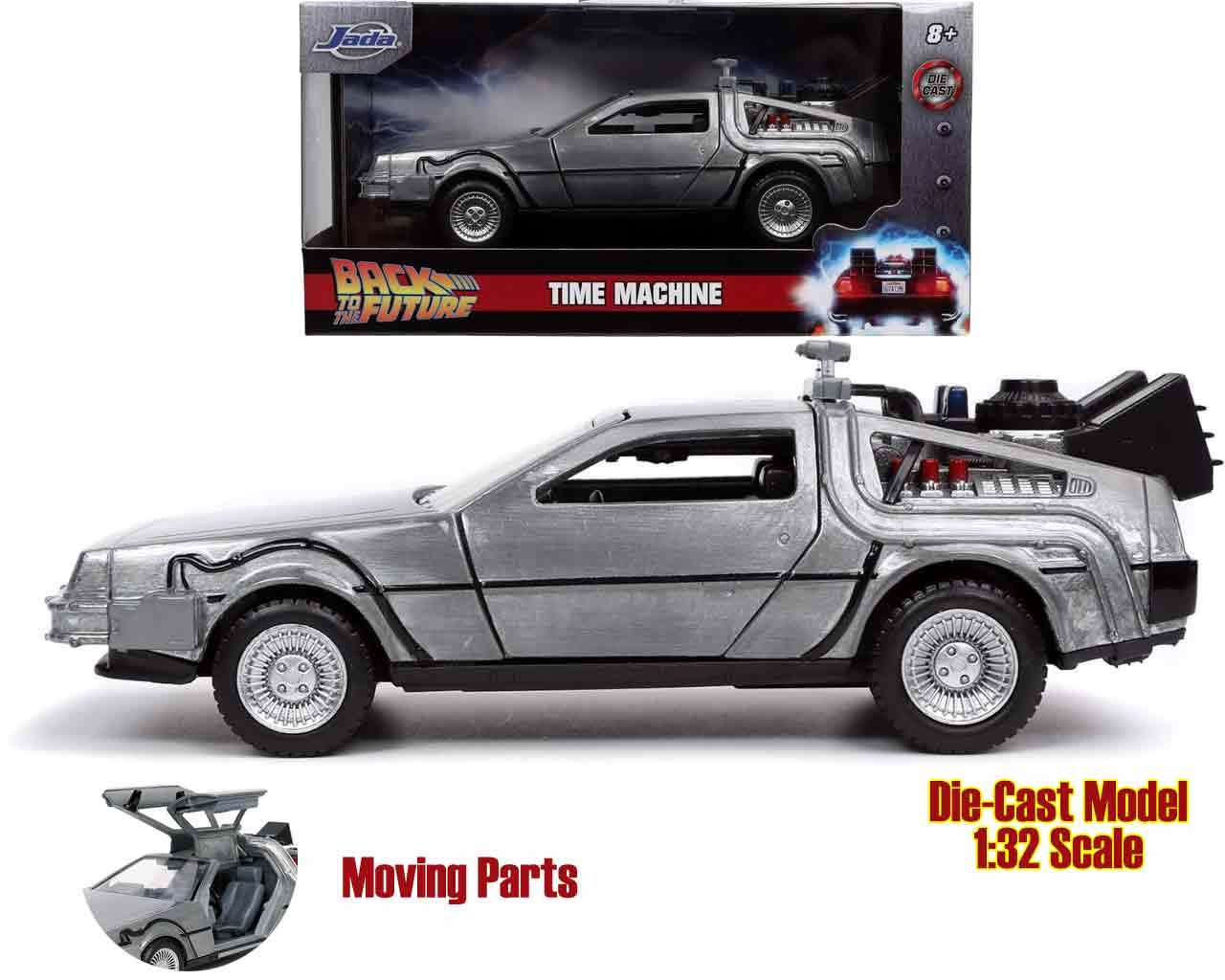 Back to the Future Part 1 - 1982 DeLorean DMC-12 1:32 Die-Cast Modell jada toys