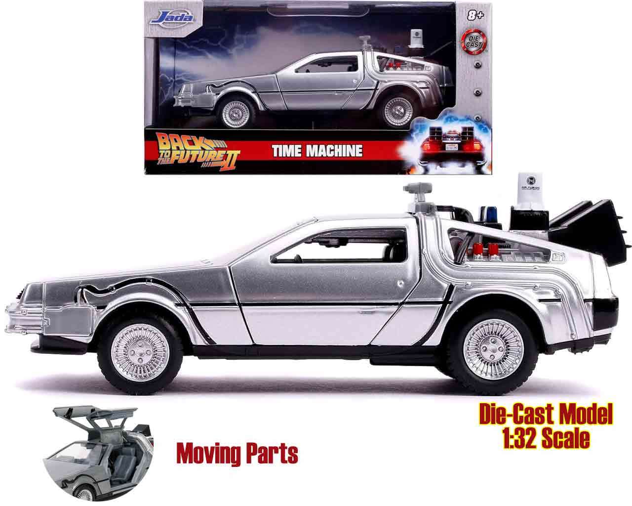 Tillbaka till Framtiden Del 2 - 1982 DeLorean DMC-12 - 1:32 Die-Cast Modell jada toys