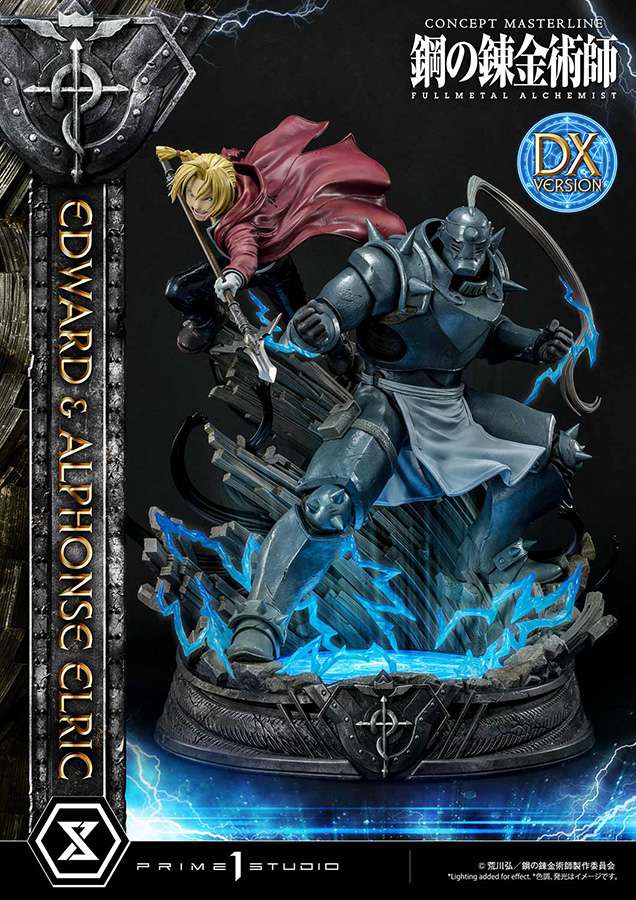 Fullmetal Alchemist Edward och Alphonse Elric Deluxe Staty prime 1