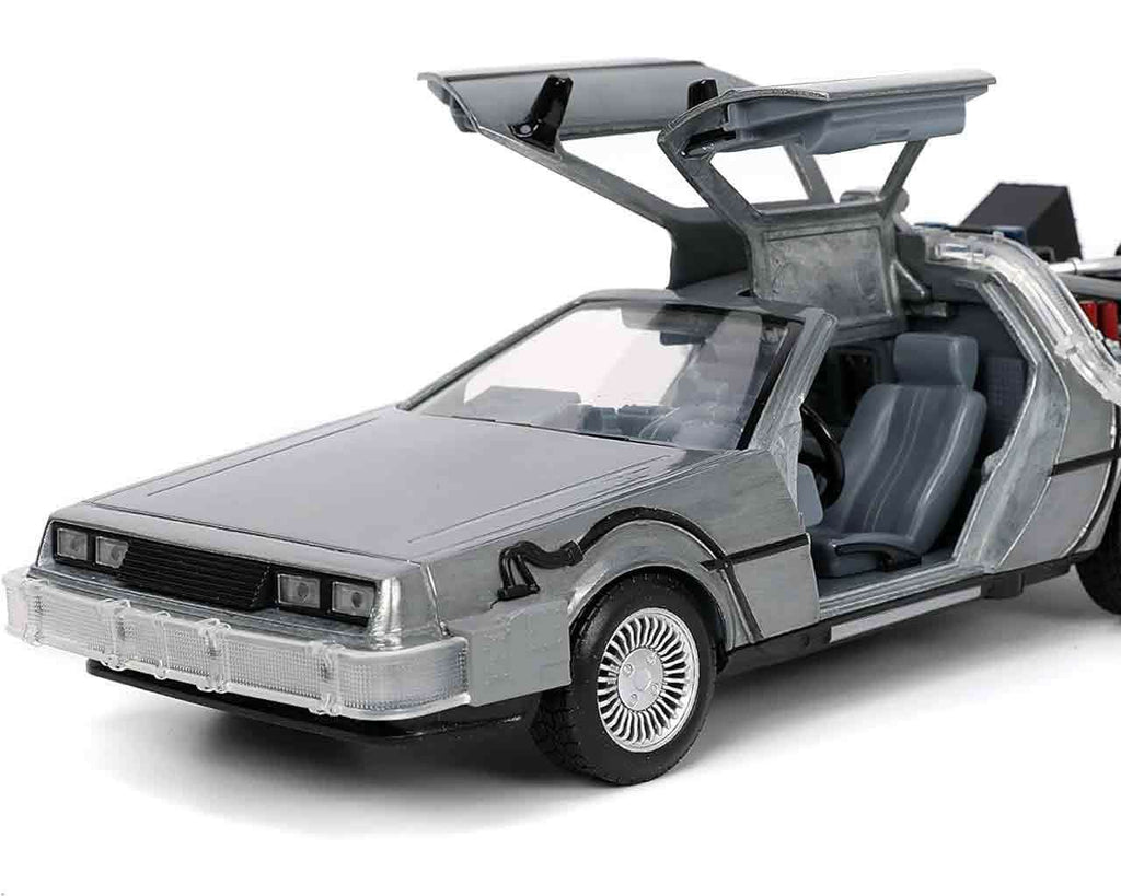 Back to the Future Part 1 - 1982 DeLorean DMC-12 1:24 Die-Cast Model jada toys