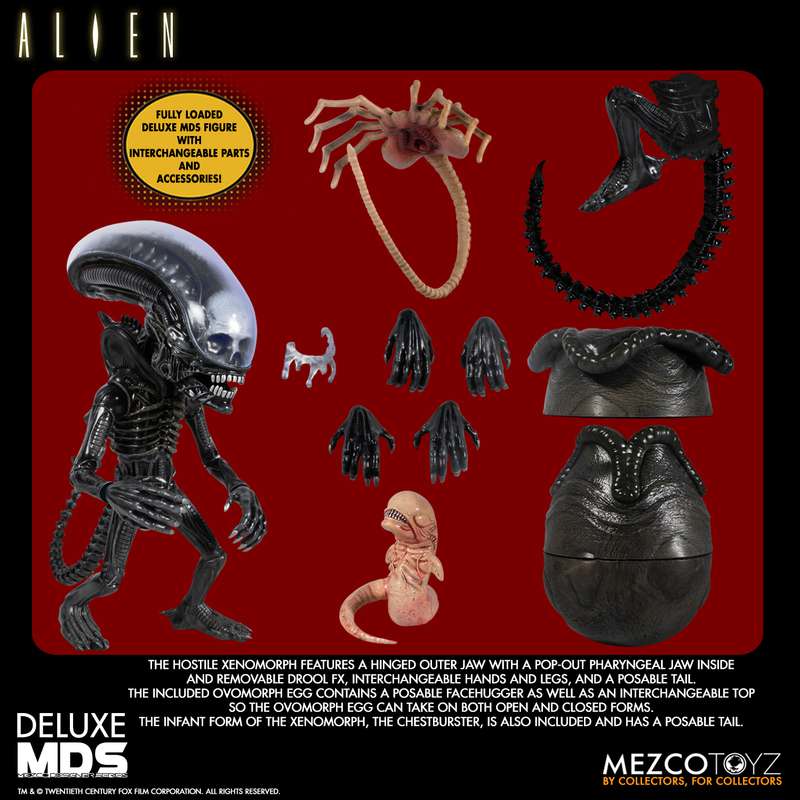MDS Alien Deluxe - Xenomorph Figur mezco toys