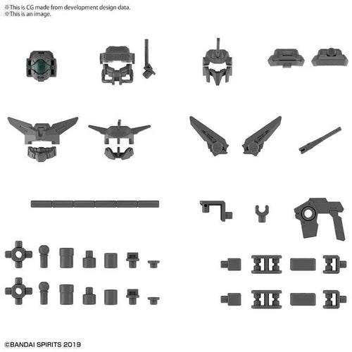 30mm OP Delarsats: 6 Anpassade Huvuden för 1/144 Figurer - Robotto