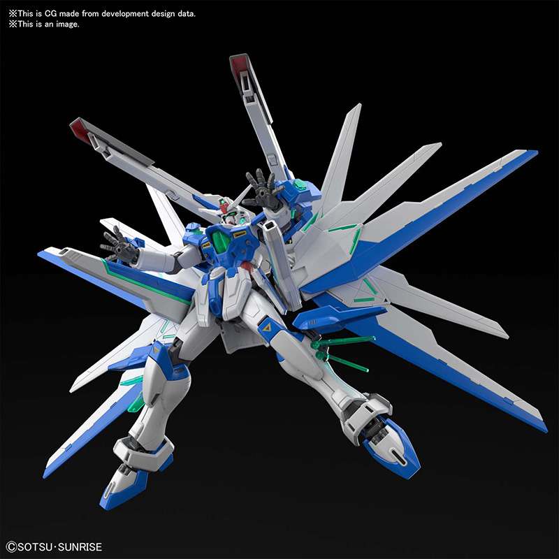 HG Gundam Helios 1/144 - Samlarfigur av hög kvalitet bandai model kit gunpla