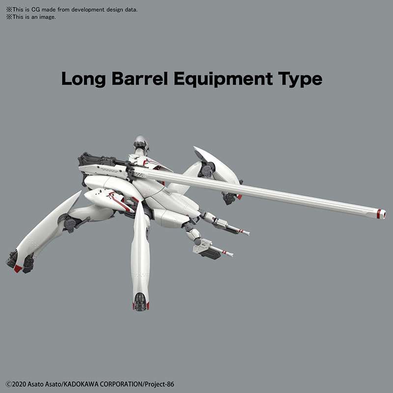 Hg Reginleif Long Barrel/Missile 1/148 bandai model kit gunpla