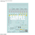 Gundam Decal 131 RG Zeong 1/144 - Detaljerad Dekal för Modellbyggare bandai model kit gunpla
