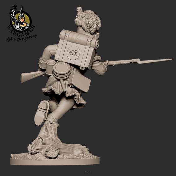 54 mm Fiona från 42nd Highlanders hot and dangerous