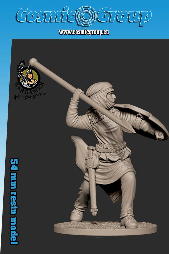 54 mm Darya The Immortal Resin Miniature hot and dangerous