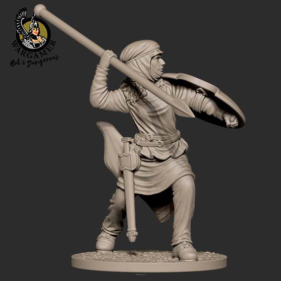 54 mm Darya The Immortal Resin Miniature hot and dangerous
