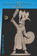 54 mm Atotoztli - Aztec Warrior Miniatyr hot and dangerous