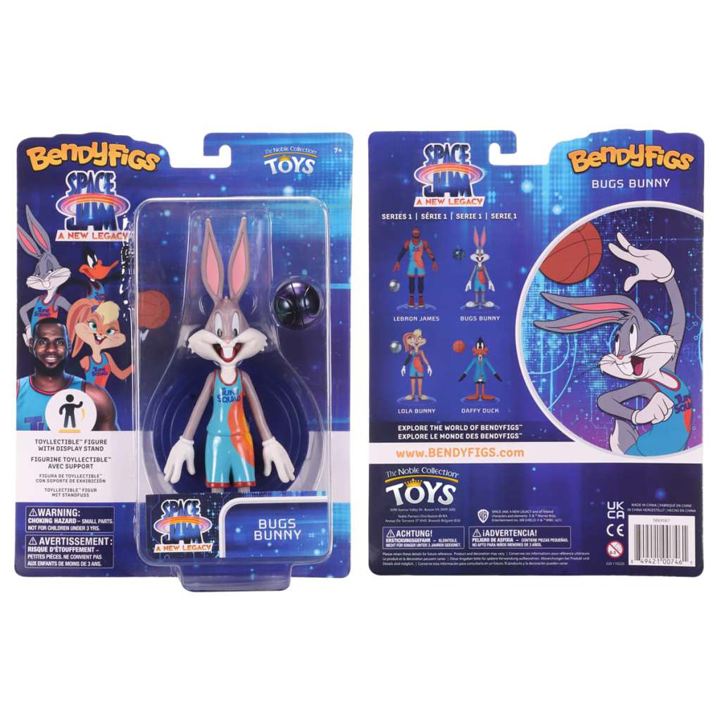 Space Jam 2 Bendyfig Bugs Bunny Figur noble collections