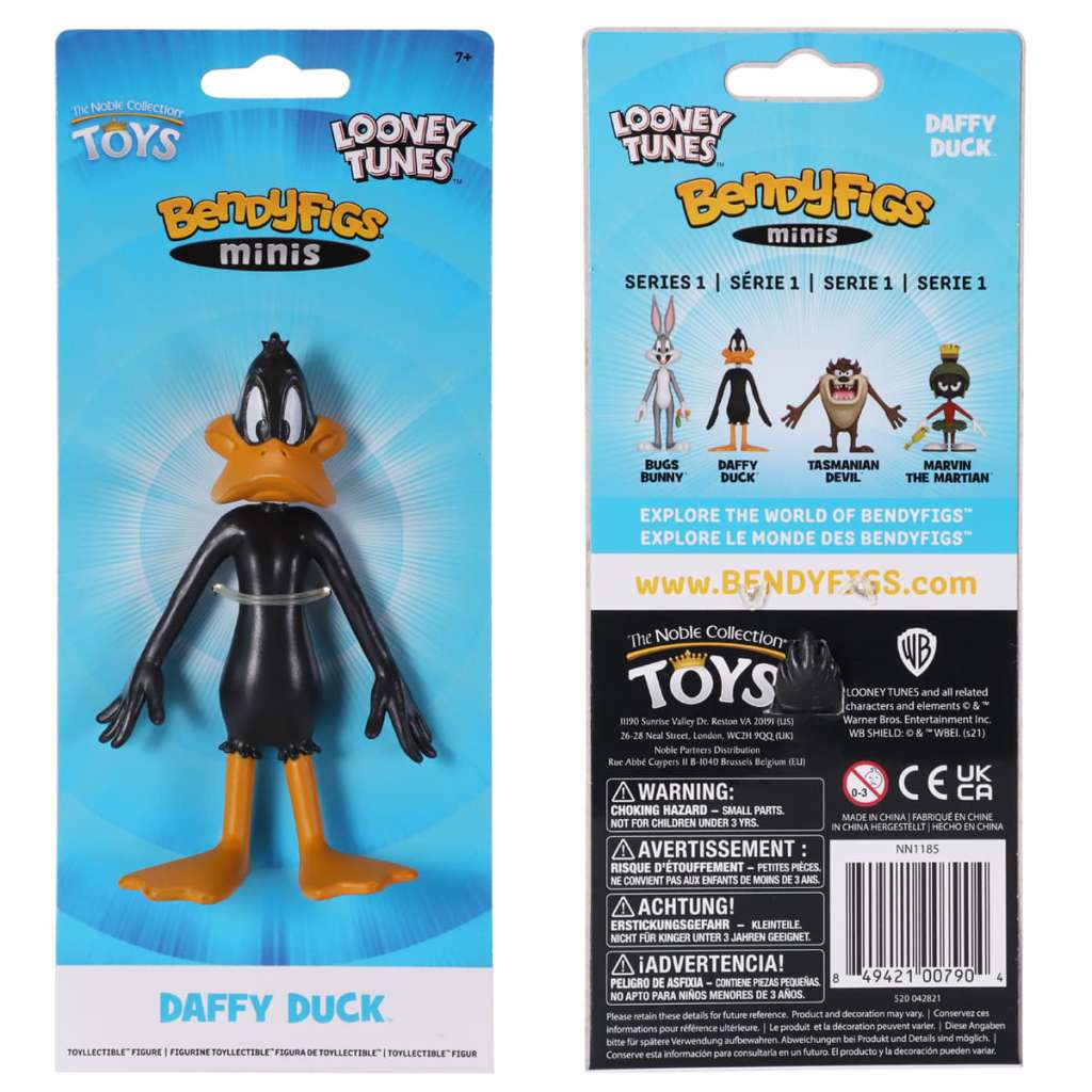 Looney Tunes Daffy Duck Mini Bendyfig noble collections