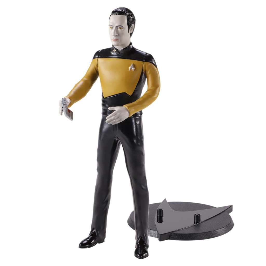 Star Trek Data Bendyfig: Flexibel och Samlarvänlig Figur noble collections