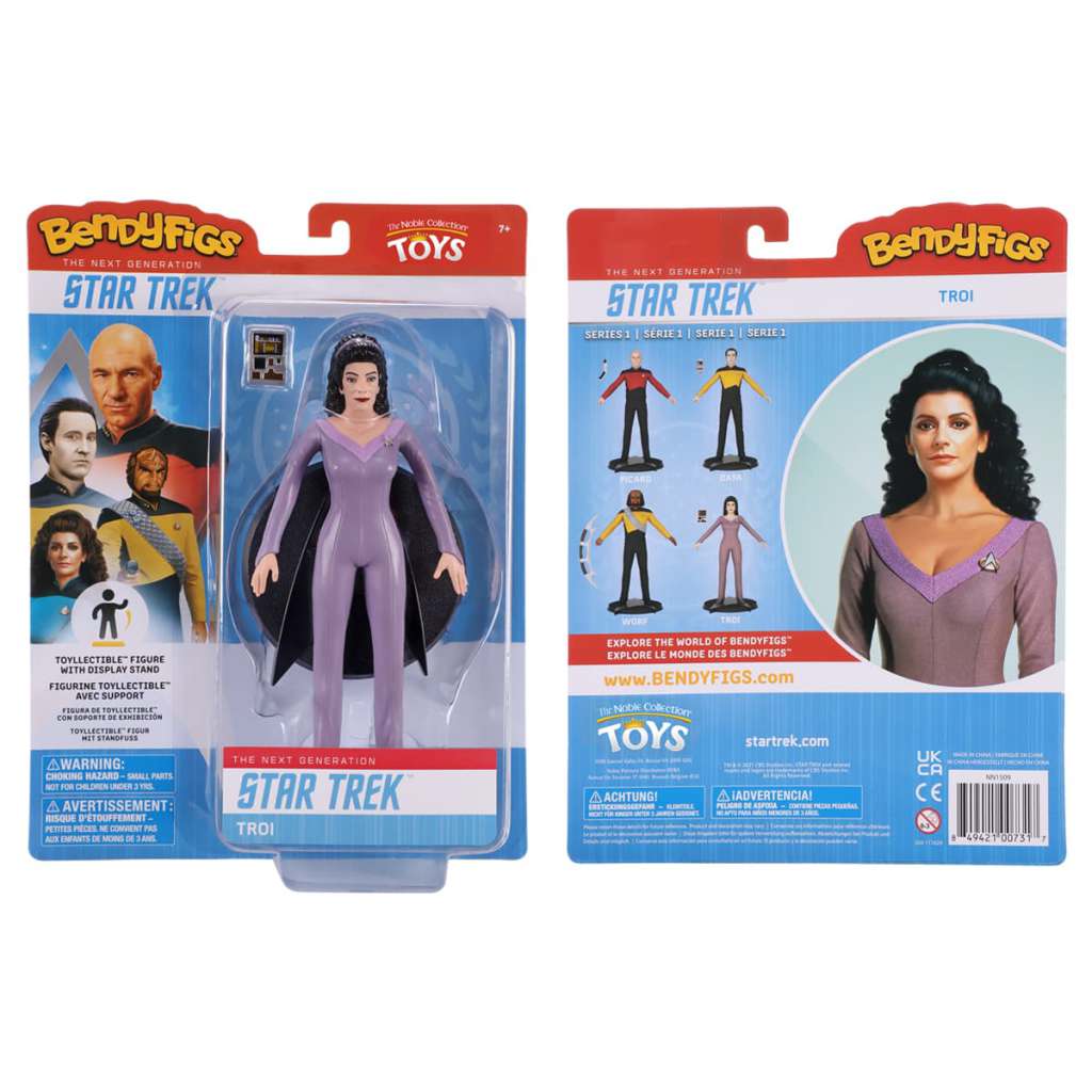 Star Trek Troi Bendyfig - Samlarfigur noble collections