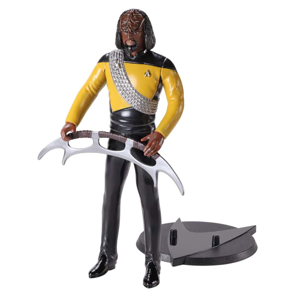 Star Trek Worf Bendyfig - Flexibel Figur av Worf noble collections