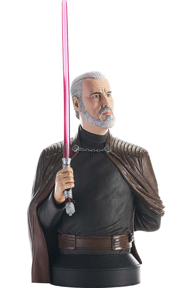 Star Wars Count Dooku Bust - Limited Edition 1/6 Scale diamond select