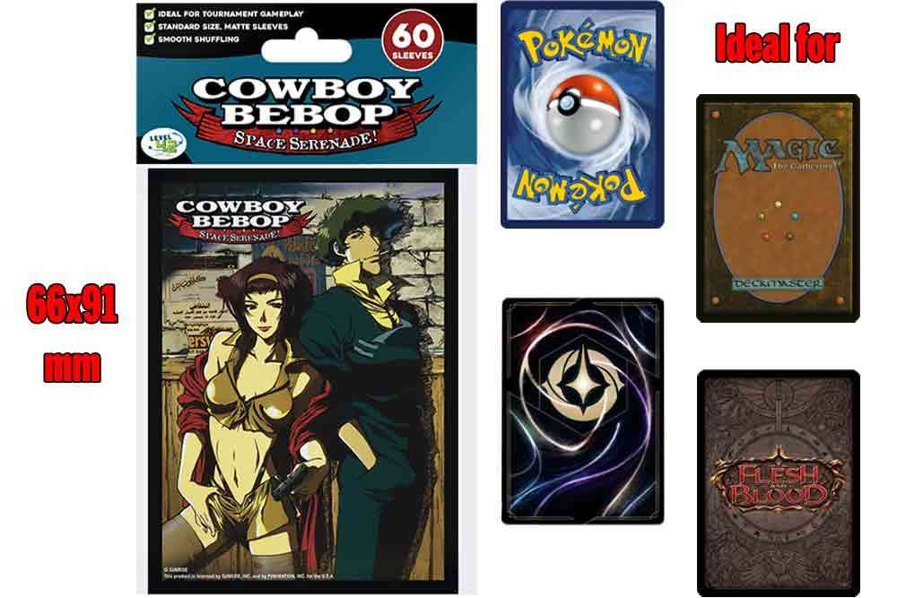 Cowboy Bebop Skyddande ärmar Faye och Spike don t panic games