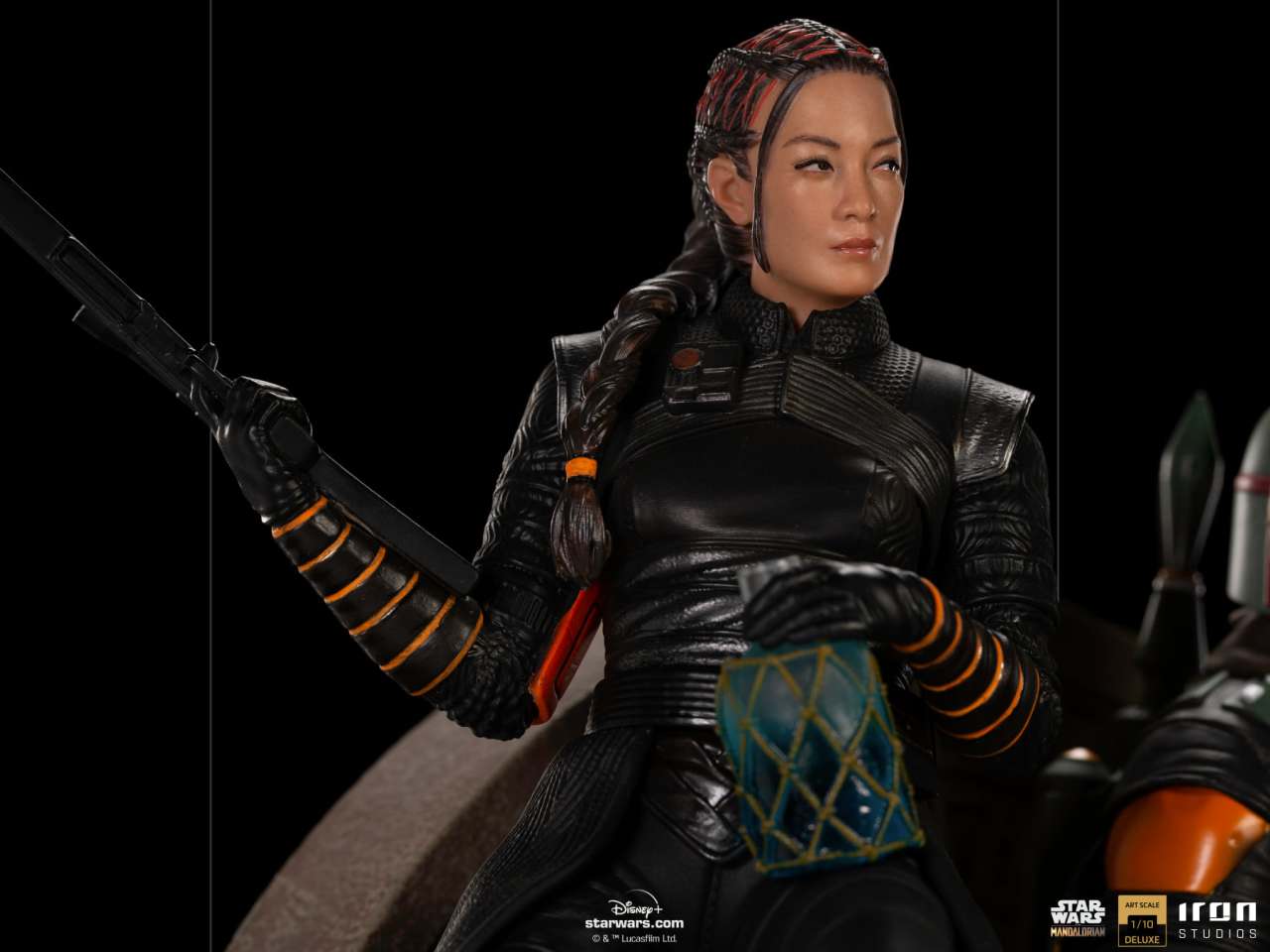 Mandaloriansk Boba Fett och Fennec DLX 1/10