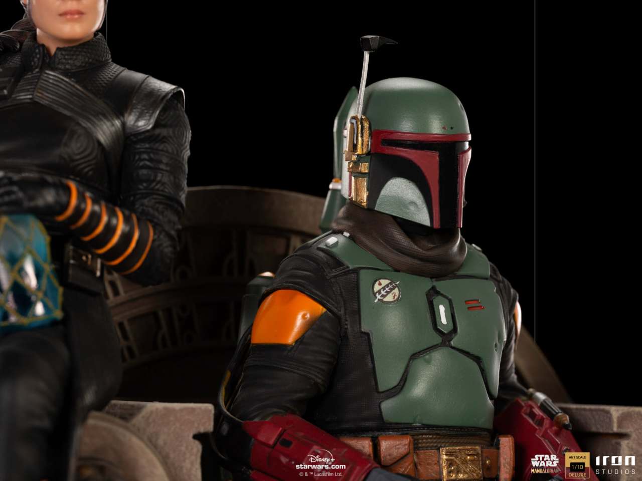 Mandaloriansk Boba Fett och Fennec DLX 1/10