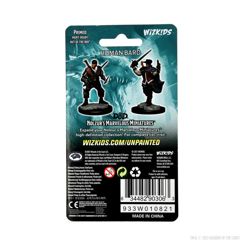 D&D Nolzurs otroliga miniatyrer: Mänsklig bard man