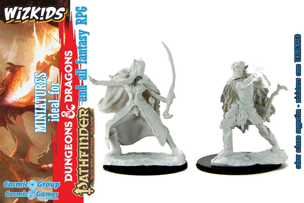 D&D Nolzur's Marvelous Miniatures: Winter & Spring Eladrin wizkids