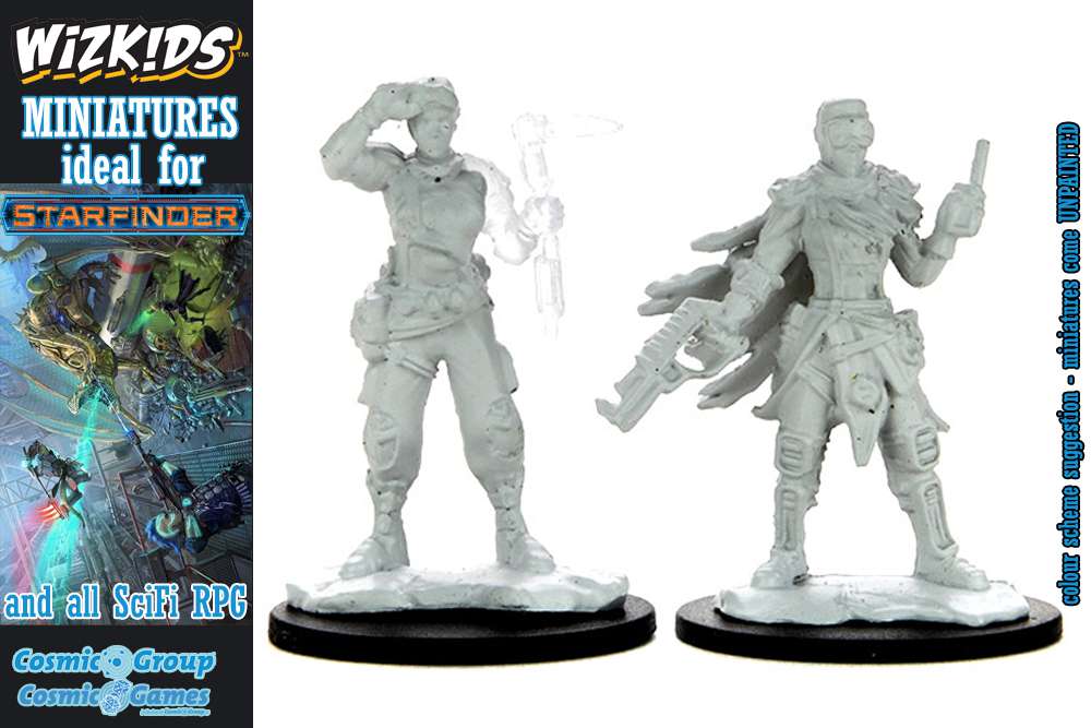 Starfinder Deephcuts Omålade Miniatyrer: Mänsklig Mekaniker wizkids