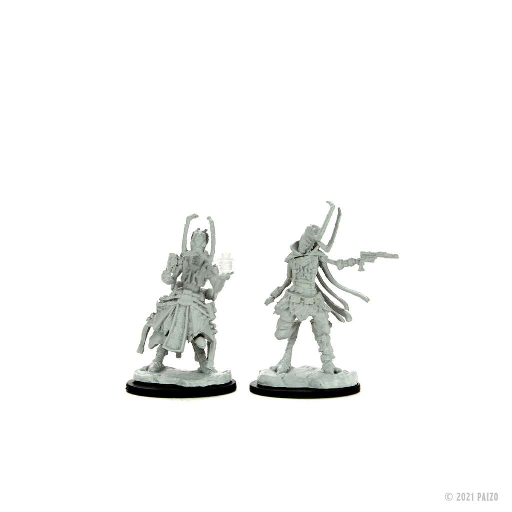 Starfinder Shirren Technomancer Miniature - Unpainted wizkids