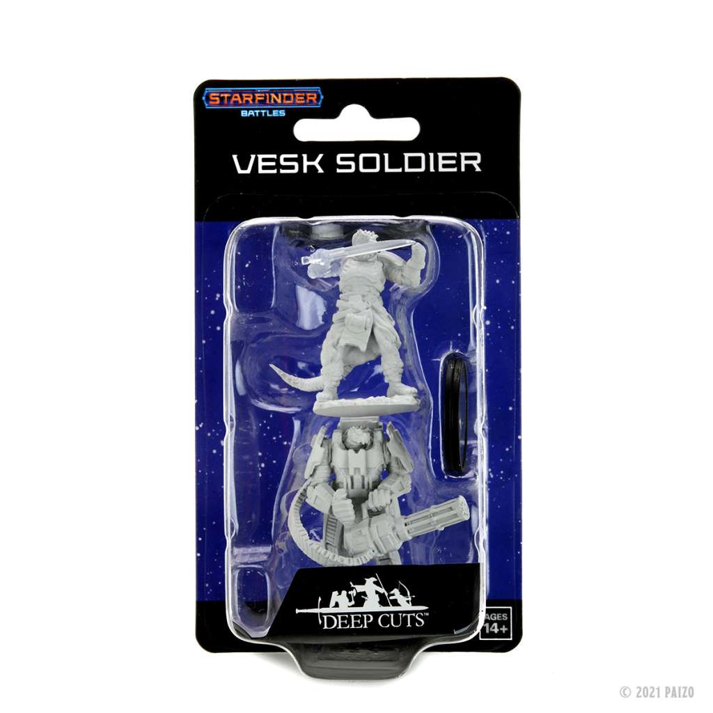Starfinder Vesk Soldier Miniature wizkids