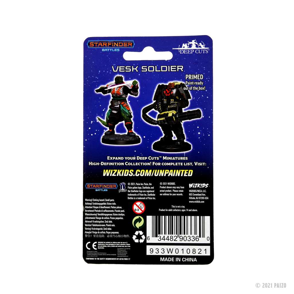 Starfinder Vesk Soldier Miniature wizkids