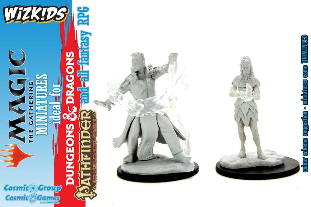 Mtg Um Killian & Dina (Druid, Wizard) Miniaturer - Robotto