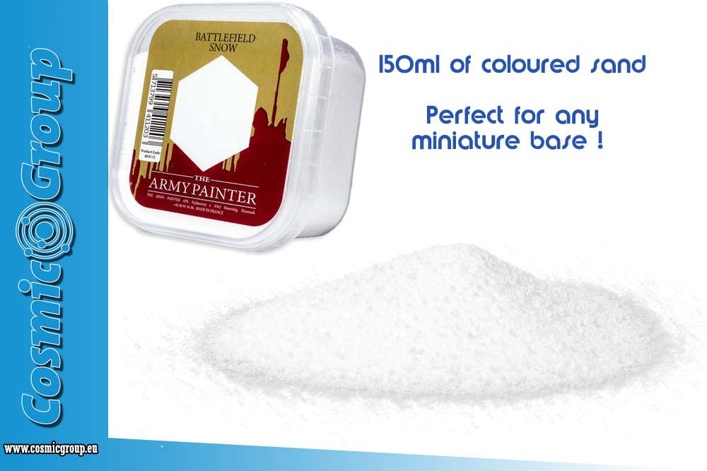 Basing - Snö för vinterbaser army painter