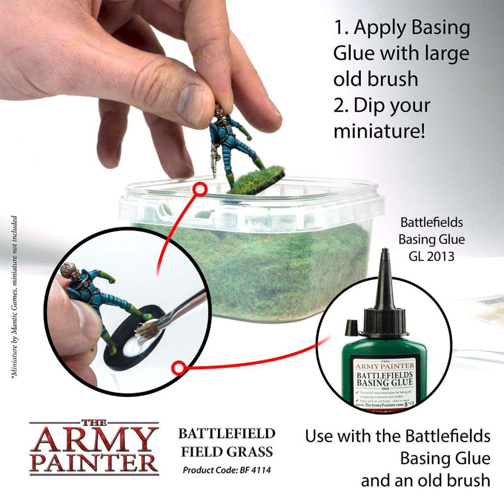 Basing - Fältgräs army painter